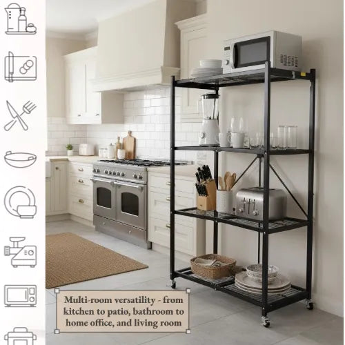 LIMITED DEAL: Sturdy 4-Level Storage & Buy 2, Get 2 FREE! PLUS: Free Boxes!