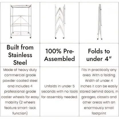 LIMITED DEAL: Sturdy 4-Level Storage & Buy 2, Get 2 FREE! PLUS: Free Boxes!